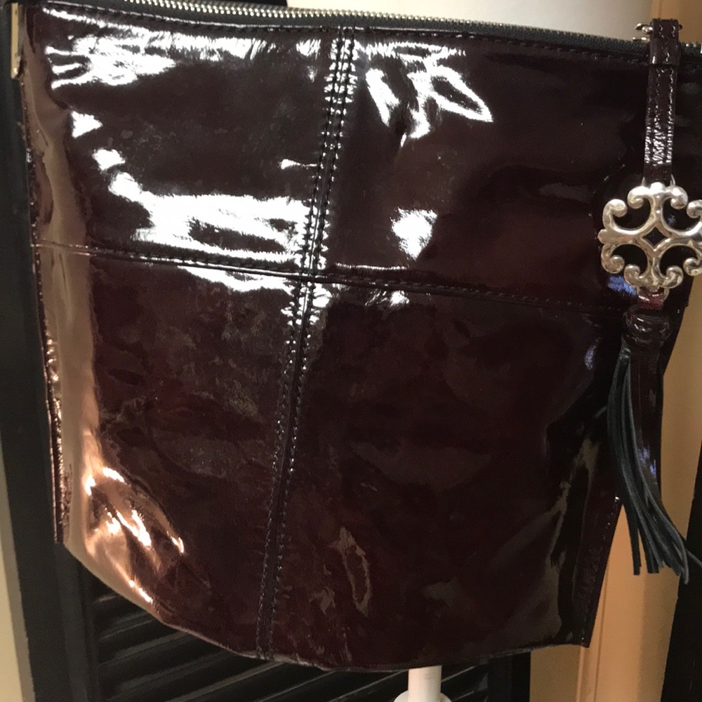 Brighton patent leather shoulder bag - Picture 6 of 7